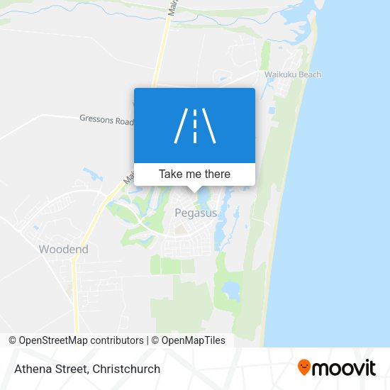 Athena Street map