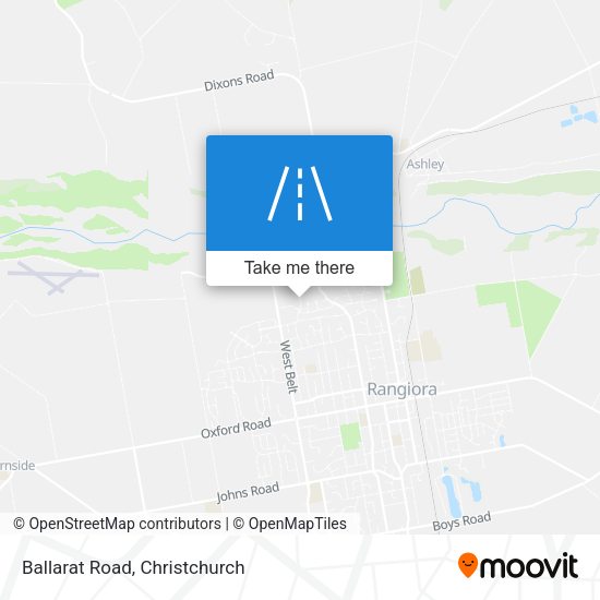Ballarat Road map