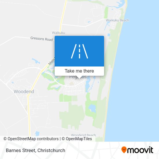 Barnes Street map