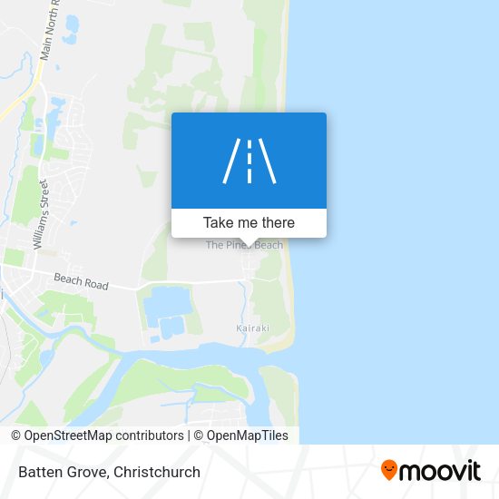 Batten Grove map