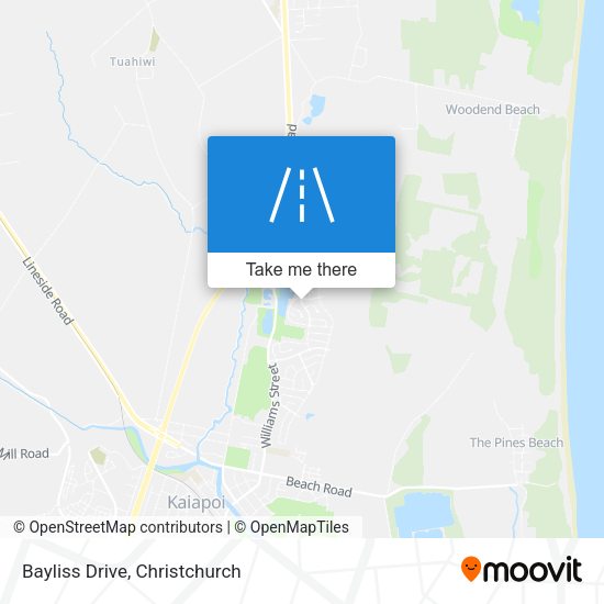 Bayliss Drive map