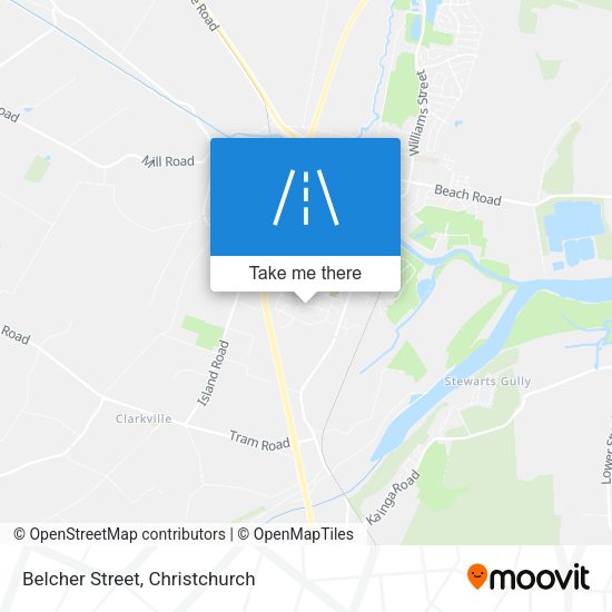 Belcher Street map