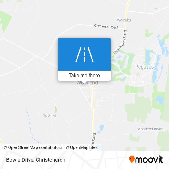 Bowie Drive map