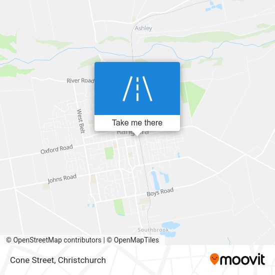 Cone Street map