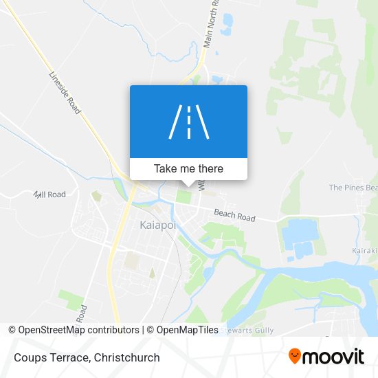 Coups Terrace map