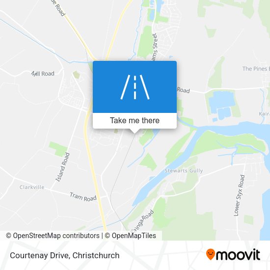 Courtenay Drive map