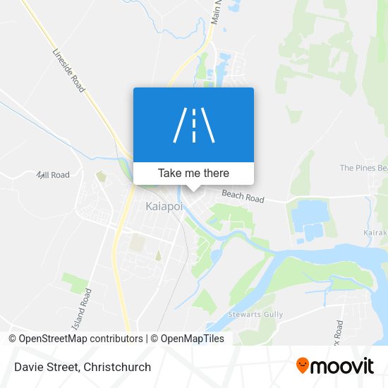 Davie Street map