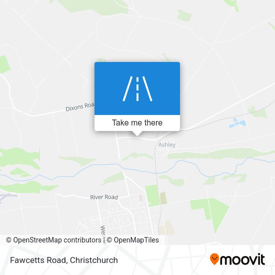 Fawcetts Road map