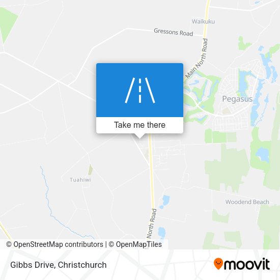 Gibbs Drive map