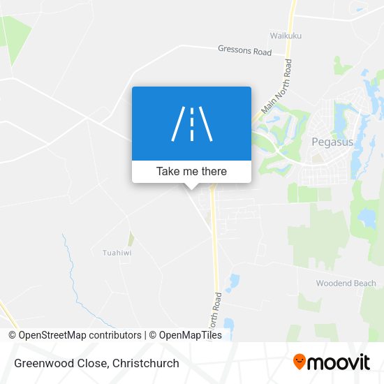 Greenwood Close map