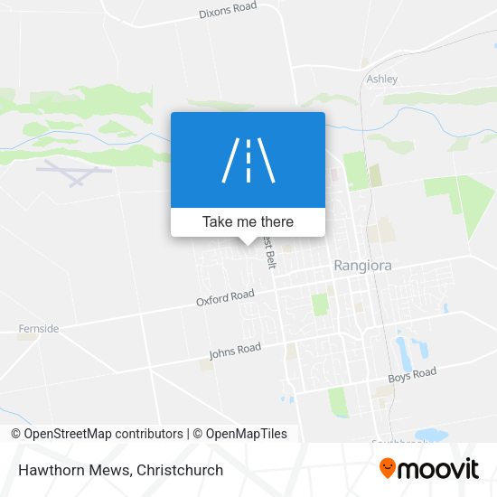 Hawthorn Mews map