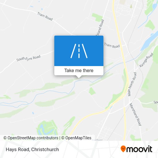 Hays Road map