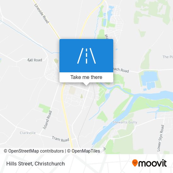 Hills Street map