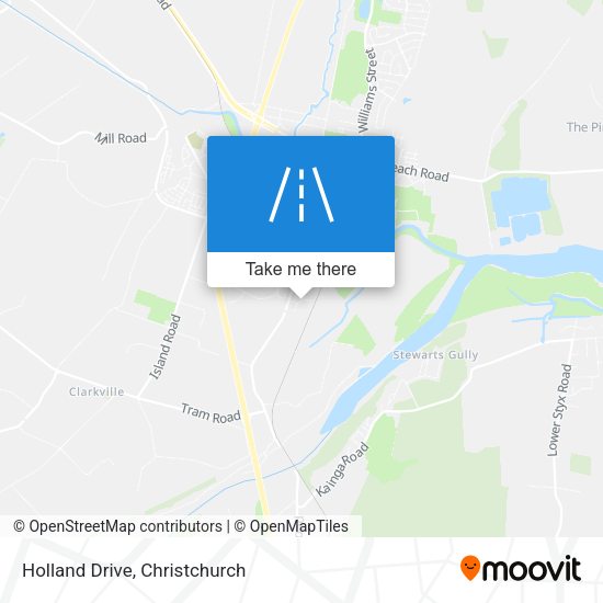 Holland Drive map