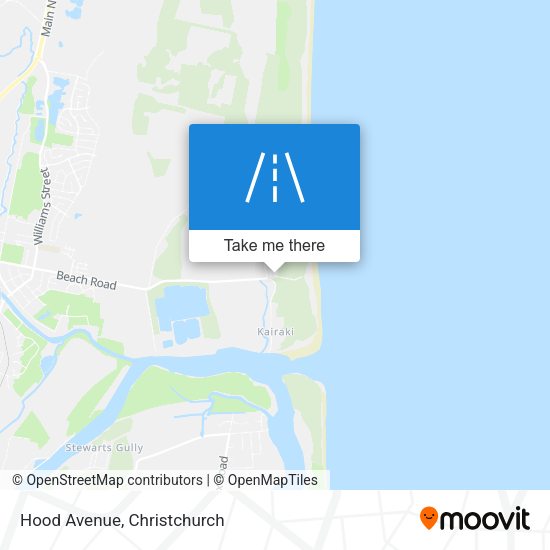 Hood Avenue map