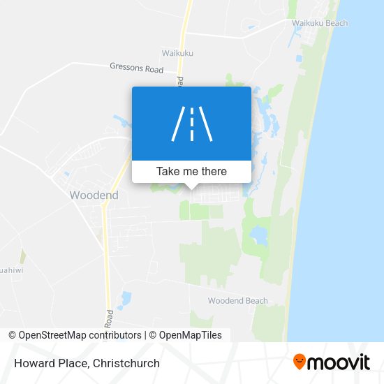 Howard Place map