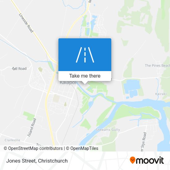 Jones Street map