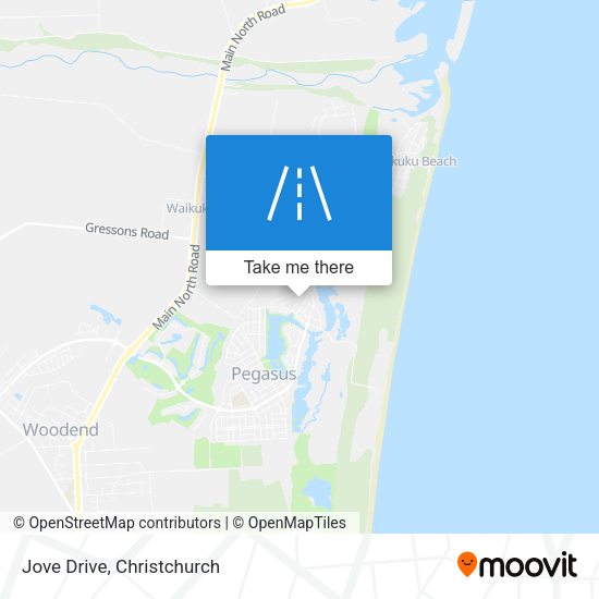 Jove Drive map