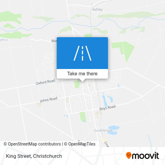 King Street map