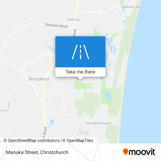 Manuka Street map