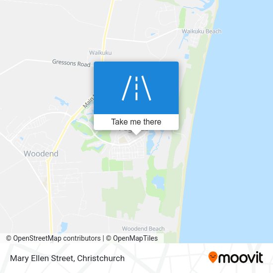 Mary Ellen Street map