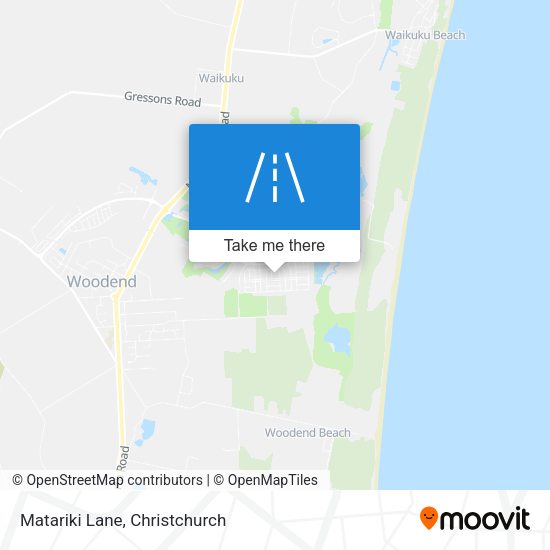 Matariki Lane map
