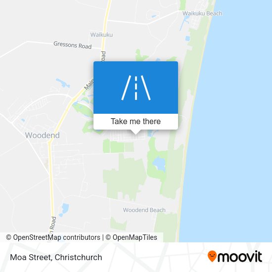 Moa Street map