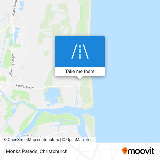 Monks Parade map