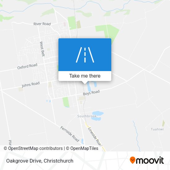 Oakgrove Drive map