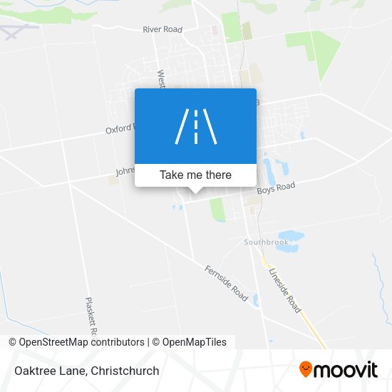 Oaktree Lane map