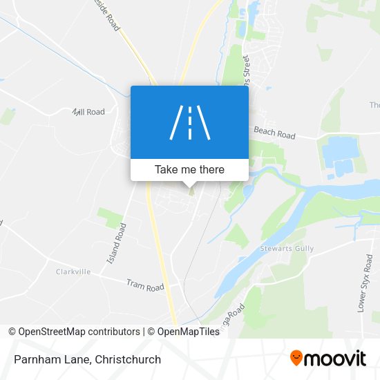 Parnham Lane map