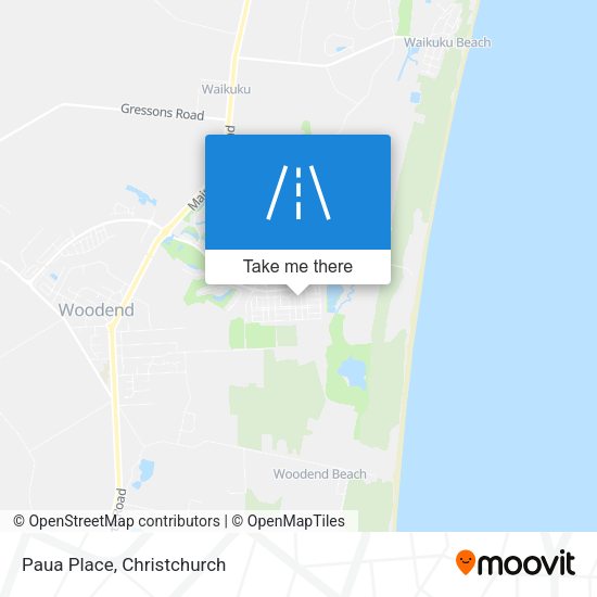 Paua Place map