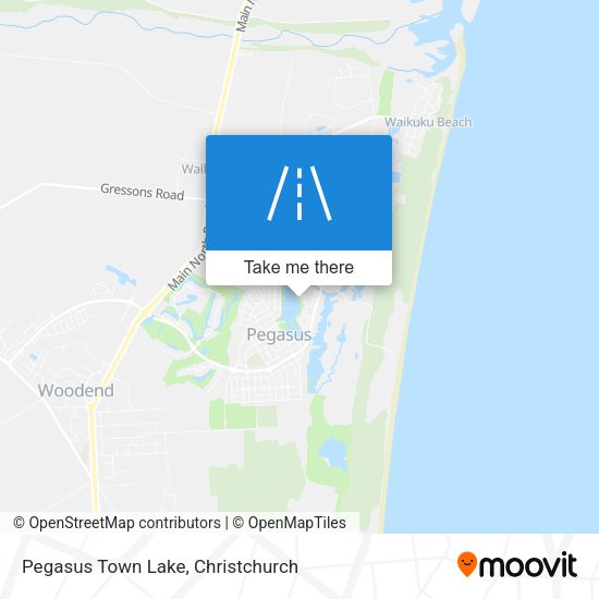 Pegasus Town Lake map