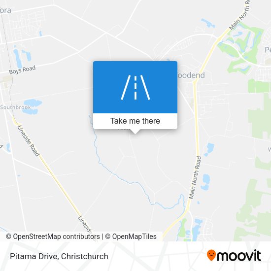 Pitama Drive map