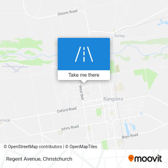 Regent Avenue map
