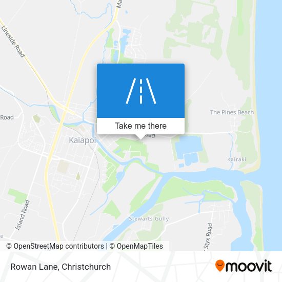 Rowan Lane map