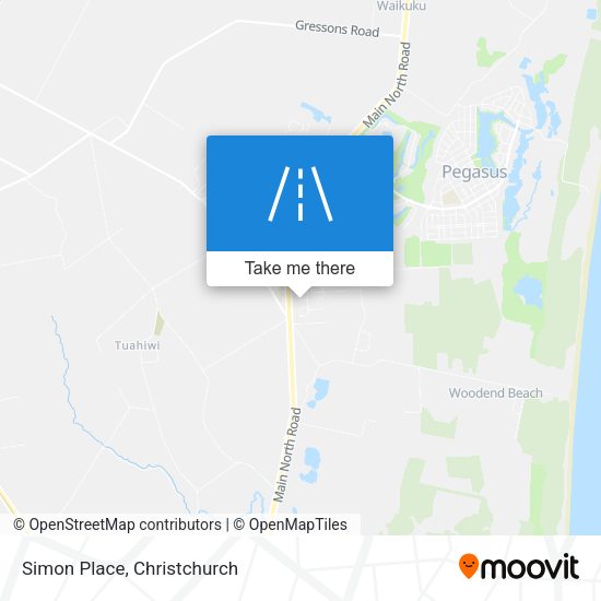 Simon Place map