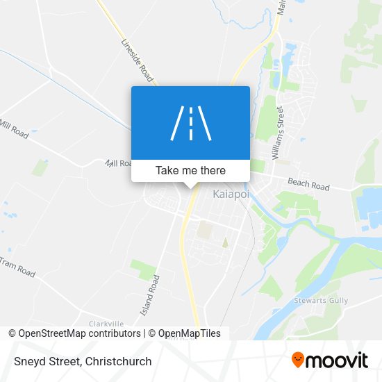 Sneyd Street map