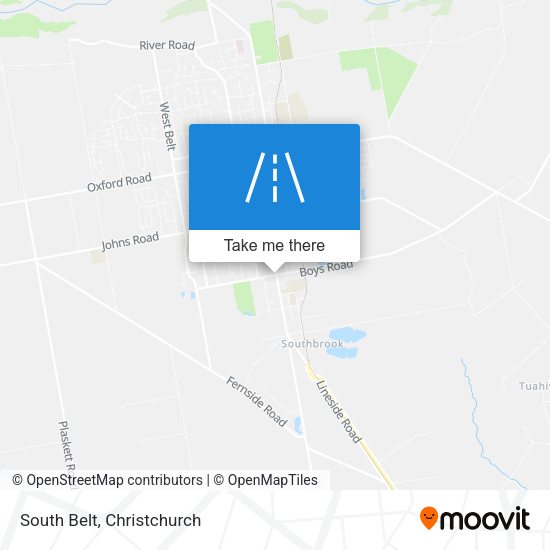 South Belt map