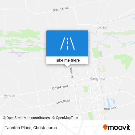 Taunton Place map