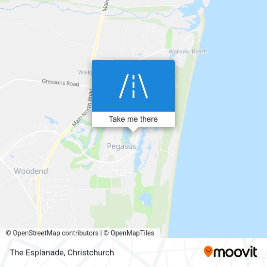 The Esplanade map