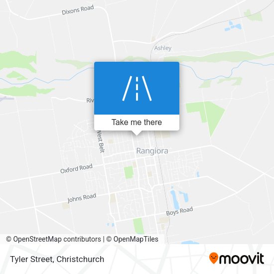 Tyler Street map