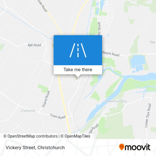 Vickery Street map