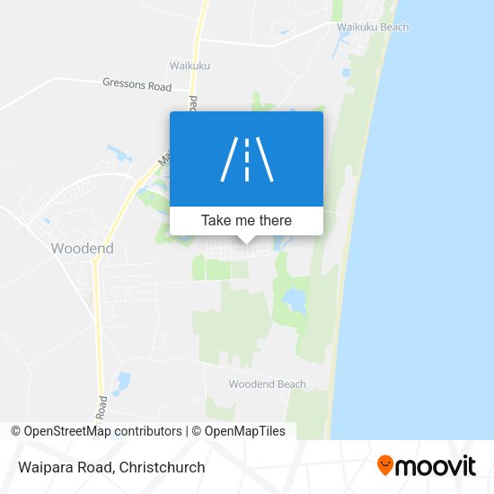 Waipara Road map