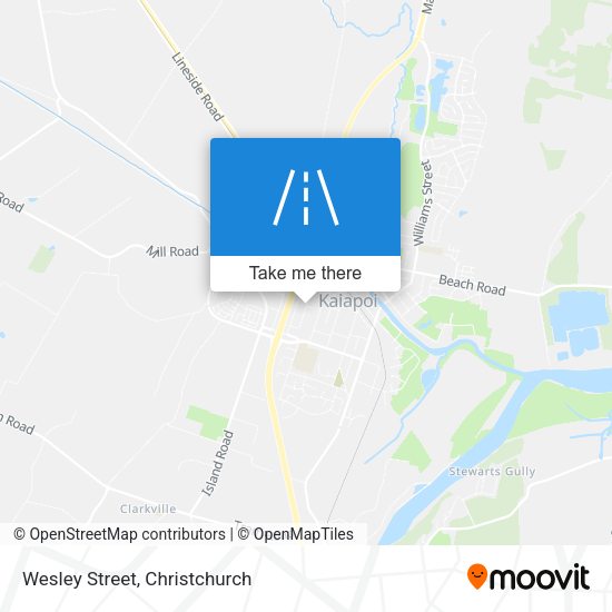Wesley Street map