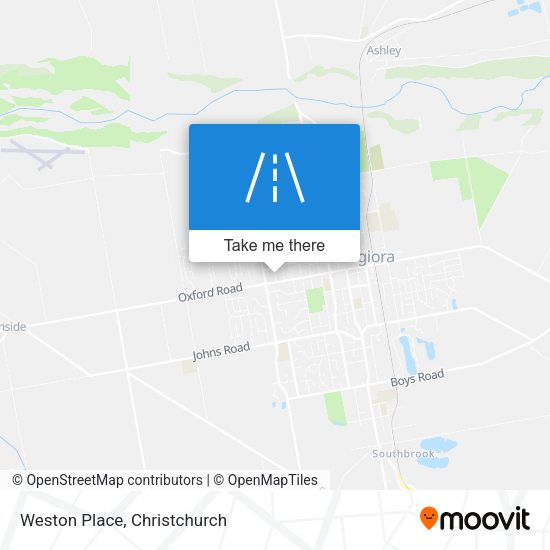 Weston Place map