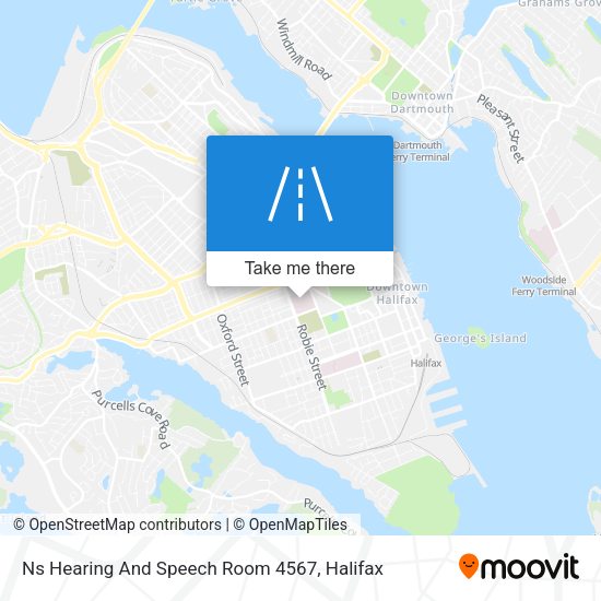 Ns Hearing And Speech Room 4567 map