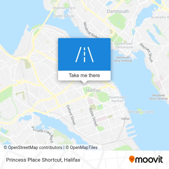 Princess Place Shortcut map