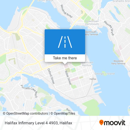 Halifax Infirmary Level 4 4903 map