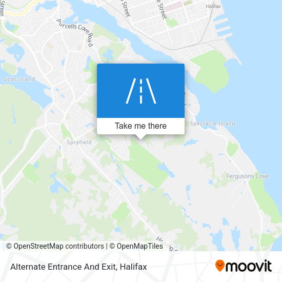 Alternate Entrance And Exit map